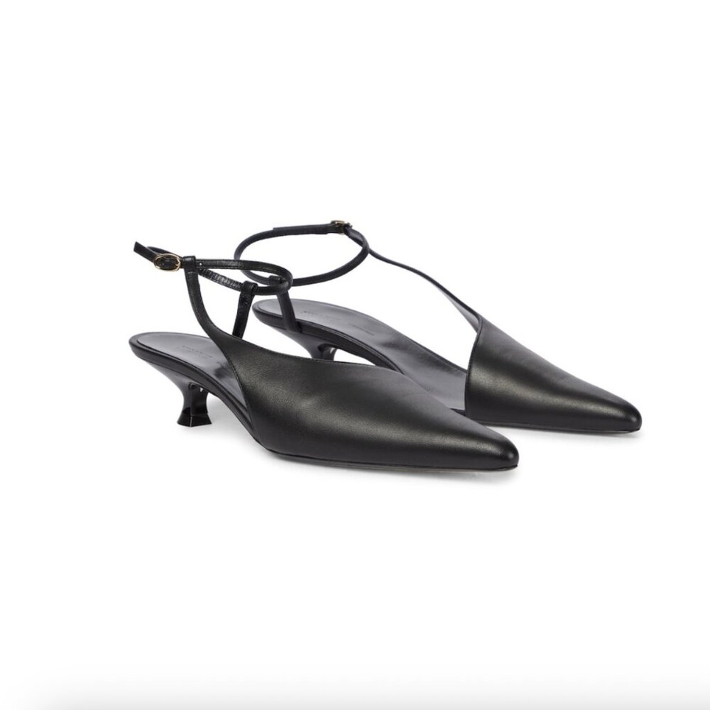 Khaite Seville Leather Pumps Womens Size 39.5